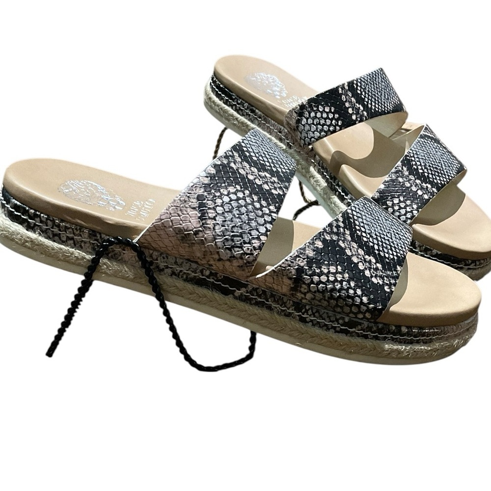 Vince Camuto VP Rynnnah Snake Print Espadrille Sandals Size 8.5 - Picture 5 of 9